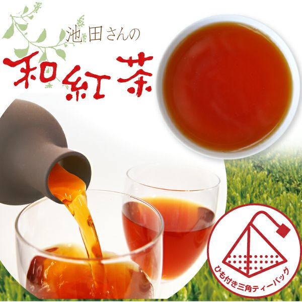 お茶 べにふうき ティーバッグ 池田さんの和紅茶ティーバッグ（2g×15P